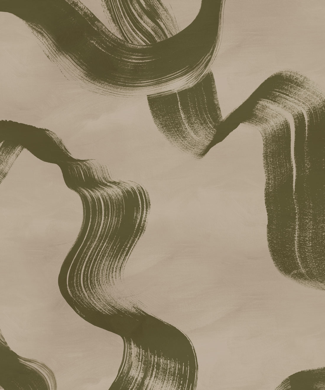 Zephyr Wallpaper - Colourway: Moss - Swatch