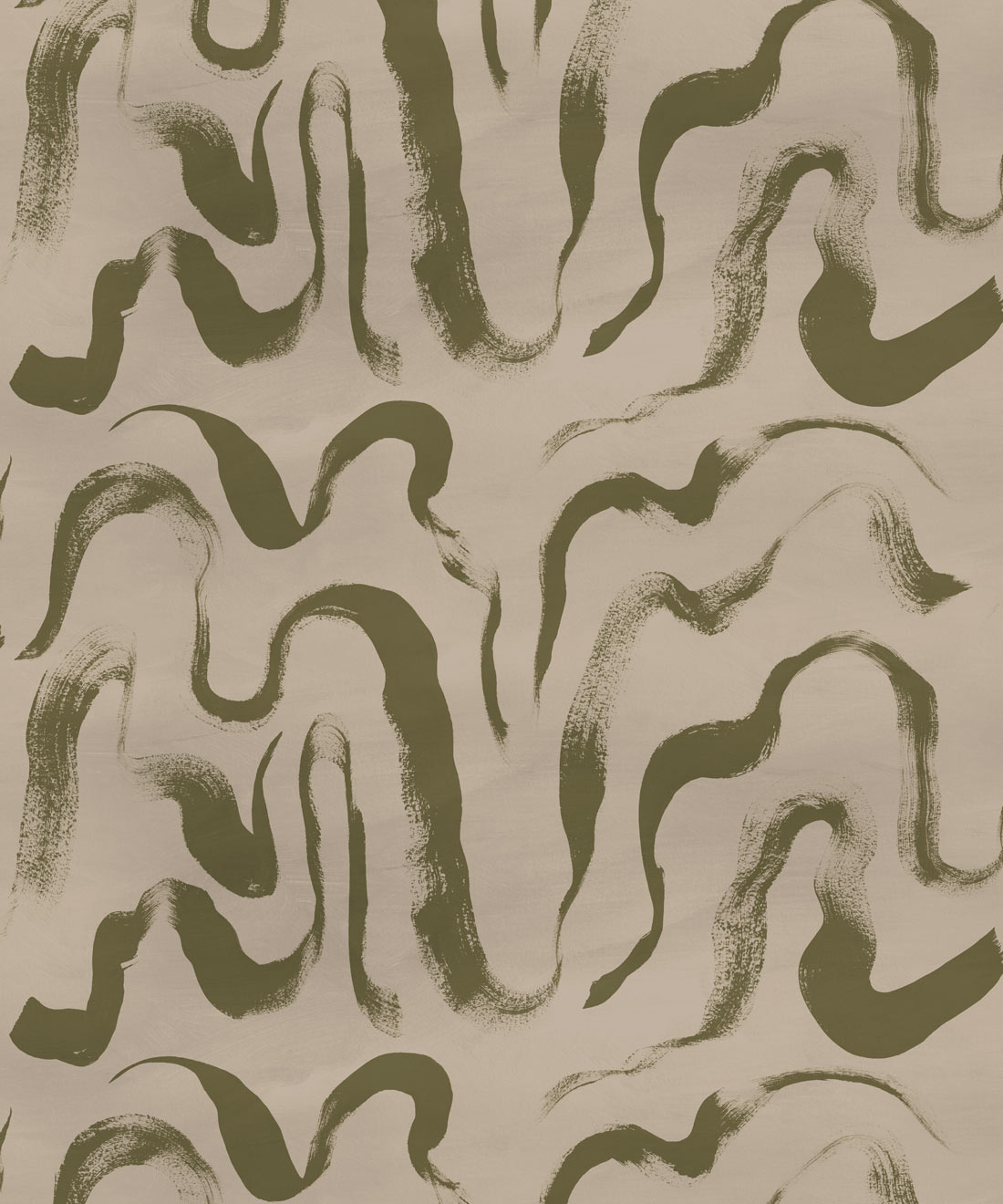 Oxbow Wallpaper - Colourway: Moss - Swatch
