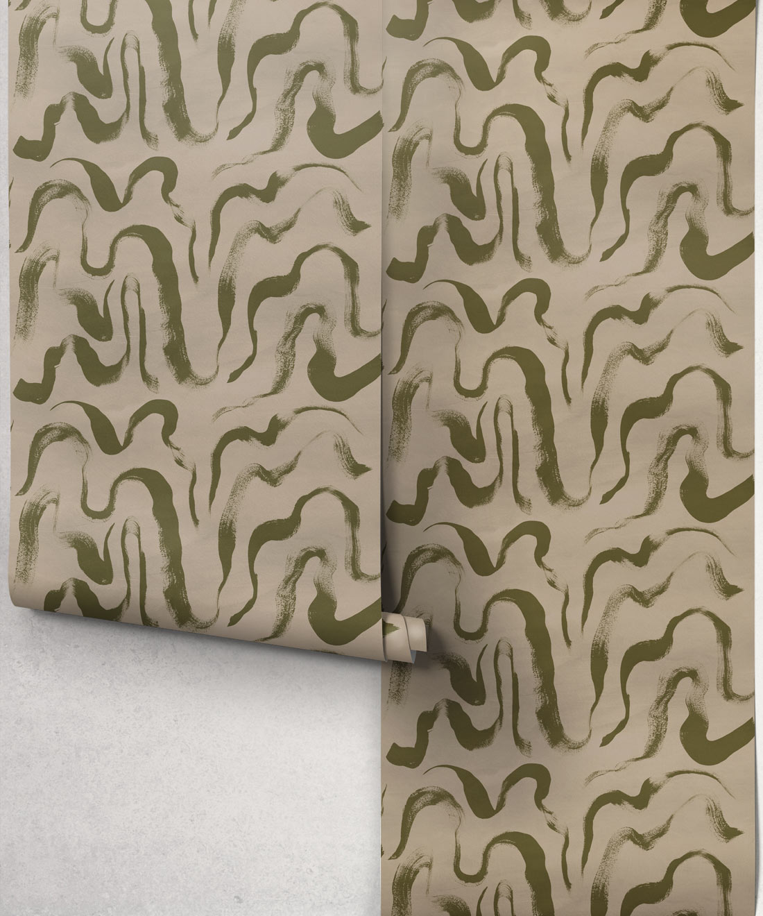 Oxbow Wallpaper - Colourway: Moss - Roll