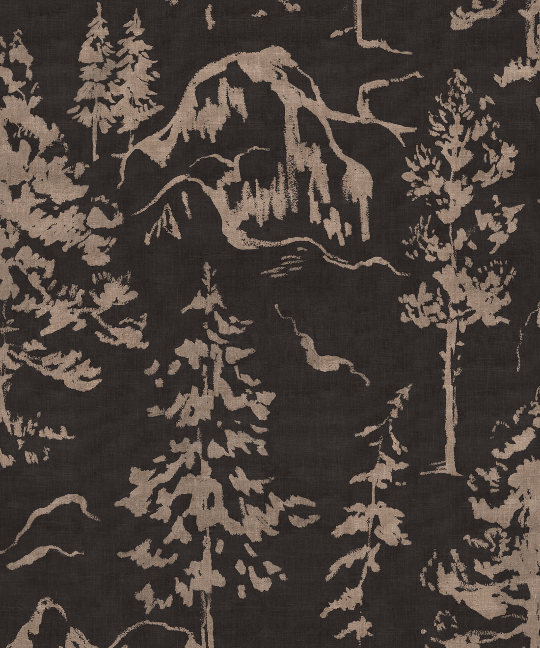 Alpine Wallpaper - Colourway: Charcoal - Swatch