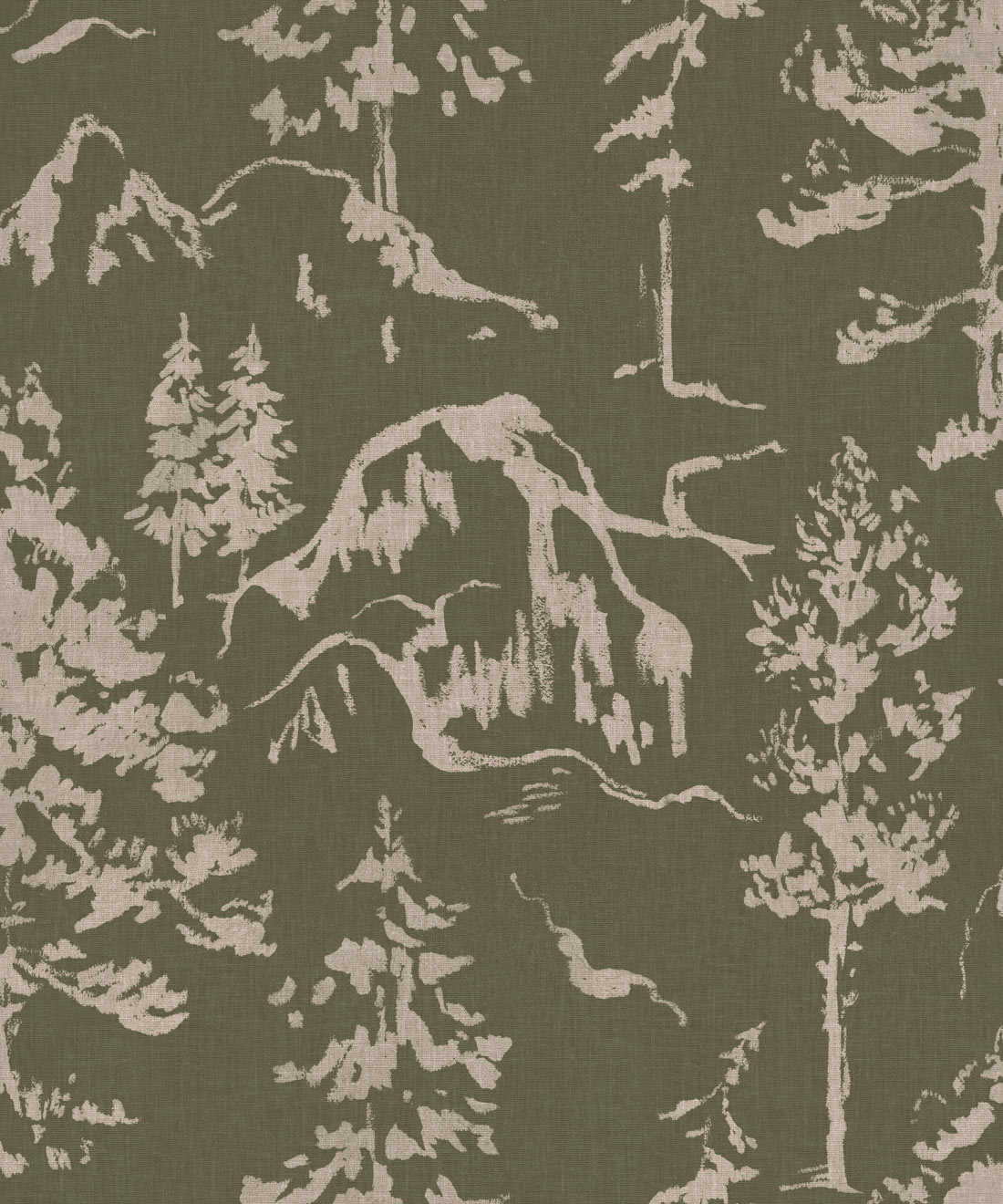 Alpine Wallpaper - Colourway: Moss - Swatch