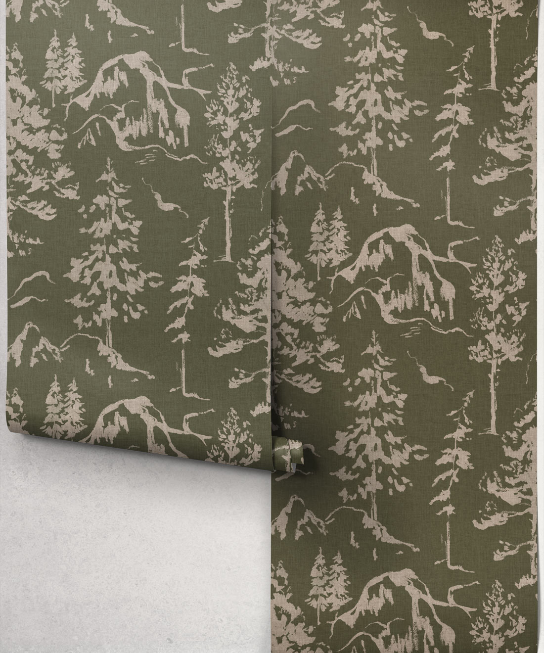 Alpine Wallpaper - Colourway: Moss - Roll