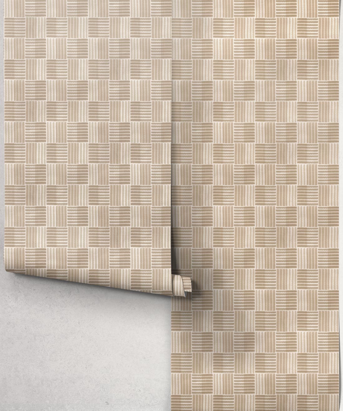 Zephyr Wallpaper - Colourway: Walnut - Roll
