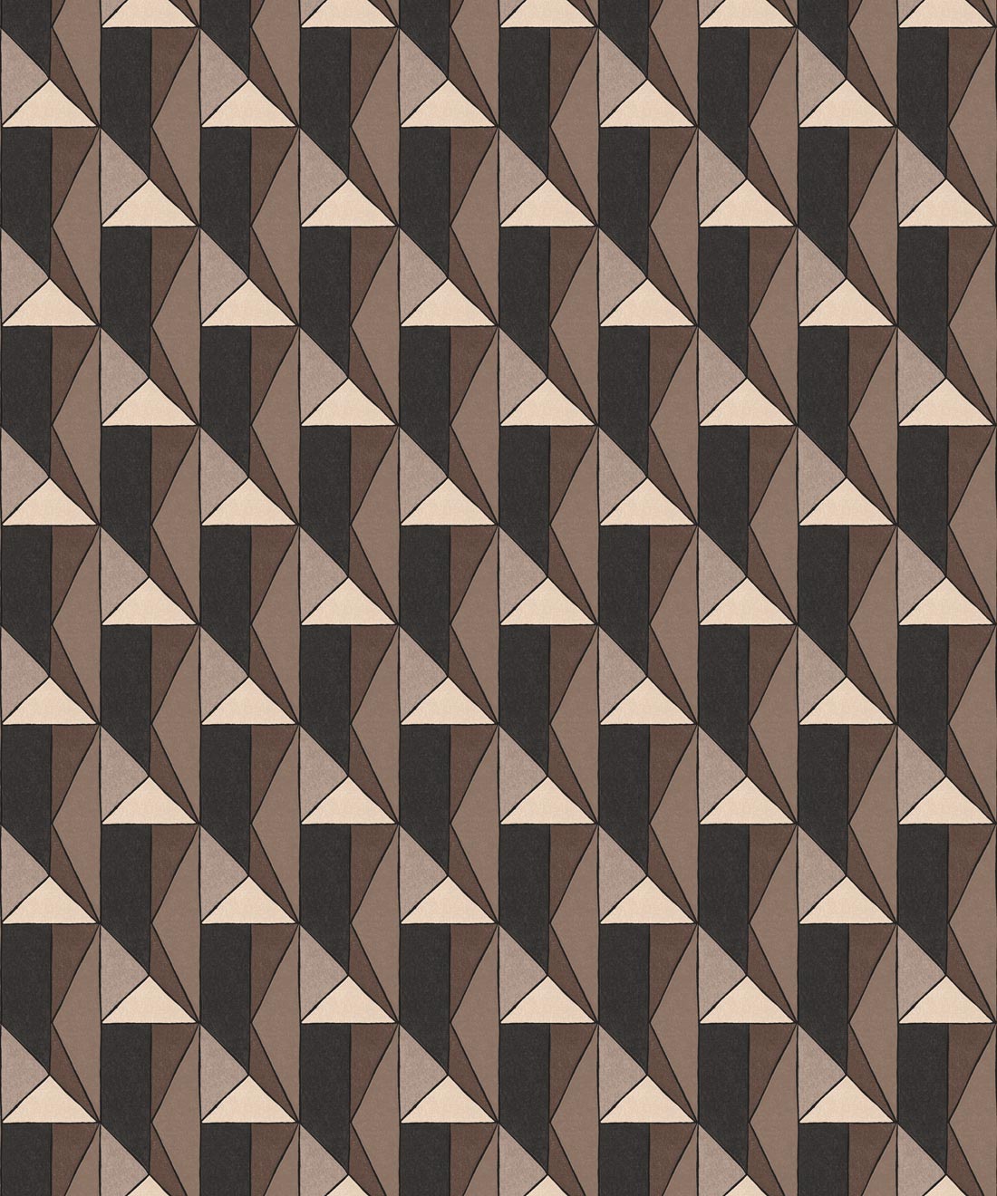 Cairn Wallpaper - Colourway: Charcoal - Swatch