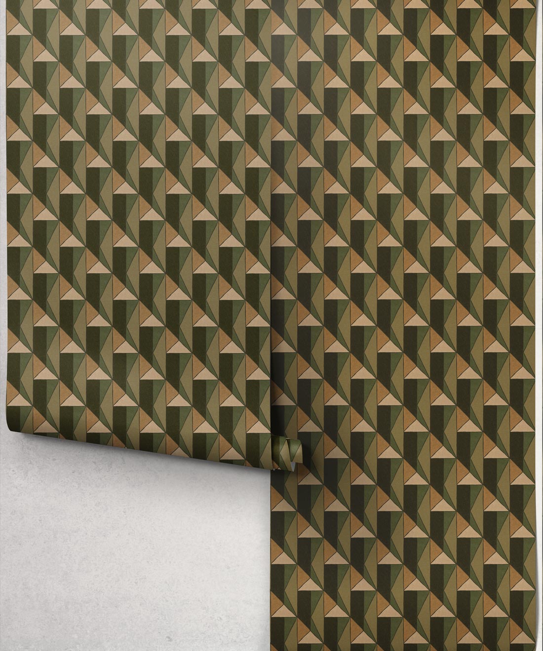 Cairn Wallpaper - Colourway: Moss - Roll